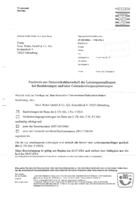 Freistellungsnachweis zur Steuerschuldnerschaft